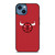 CHICAGO BULLS LOGO FAN ART iPhone 14 Case Cover