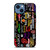 CLASSIC ROCK BAND COLLAGE iPhone 14 Case Cover