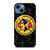 CLUB AMERICA AGUILAS FOOTBALL BLACK iPhone 14 Case Cover