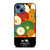 COACH NEW YORK COLORFUL FLORAL LOGO iPhone 14 Case Cover