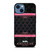 COACH NEW YORK PINK BLACK iPhone 14 Case Cover
