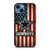 DALLAS COWBOYS AMERICAN FLAG iPhone 14 Case Cover