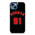DENNIS RODMAN CHICAGO BULLS iPhone 14 Case Cover