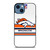 DENVER BRONCOS STRIPE LOGO iPhone 14 Case Cover