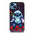 DISNEY STITCH AND ROSE FLOWER iPhone 14 Case Cover