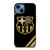 FC BARCELONA GOLD LOGO iPhone 14 Case Cover