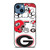 GEORGIA BULLDOGS STICKER COLLECTION iPhone 14 Case Cover