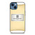 GIVENCHY PARIS GOLD LOGO 2 iPhone 14 Case Cover
