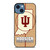 HOOSIER STATE OF MIND INDIANA WOODEN LOGO iPhone 14 Case Cover