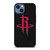 HOUSTON ROCKETS SUEDE LOGO iPhone 14 Case Cover