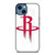 HOUSTON ROCKETS WHITE LOGO iPhone 14 Case Cover