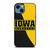 IOWA HAWKEYES UNIVERSITY FOOTBALL iPhone 14 Case Cover