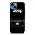 JEEP BLACK CAR iPhone 14 Case Cover