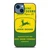 JOHN DEERE COMPANY LOGO iPhone 14 Case Cover
