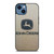 JOHN DEERE METAL LOGO iPhone 14 Case Cover