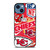 KANSAS CITY CHIEFS NFL STICKER BOMB iPhone 14 Case Cover KANSAS CITY CHIEFS NFL STICKER BOMB iPhone 14 Case Cover