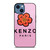 KENZO PARIS PINK FLOWER iPhone 14 Case Cover