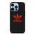 ADIDAS STRIPE RED LOGO iPhone 13 Pro Max Case Cover