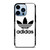 ADIDAS TREFOIL ROUND WHITE iPhone 13 Pro Max Case Cover