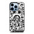 BAPE SHARK LOGO SUPREME BLACK WHITE iPhone 13 Pro Max Case Cover