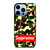 CAMO BAPE SUPREME iPhone 13 Pro Max Case Cover