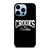 CROOKS AND CASTLES LOGO BLACK iPhone 13 Pro Max Case Cover
