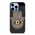 HAMSA EVIL EYE HAND OF FATIMA LOGO iPhone 13 Pro Max Case Cover