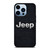 JEEP BLACK METAL LOGO iPhone 13 Pro Max Case Cover