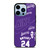 KOBER BRYANT LAKERS NIKE PURPLE iPhone 13 Pro Max Case Cover