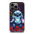 DISNEY STITCH AND ROSE FLOWER iPhone 13 Pro Case Cover