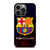 FC BARCELONA LOGO FOOTBALL iPhone 13 Pro Case Cover