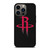 HOUSTON ROCKETS SUEDE LOGO iPhone 13 Pro Case Cover