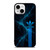 ADIDAS LOGO ABSTRACT BLUE LIGHT iPhone 13 Mini Case Cover