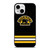 BOSTON BRUINS LOGO STRIPED iPhone 13 Mini Case Cover
