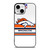 DENVER BRONCOS STRIPE LOGO iPhone 13 Mini Case Cover