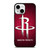 HOUSTON ROCKETS WOODEN LOGO 2 iPhone 13 Mini Case Cover