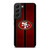 SAN FRANCISCO 49ERS NFL METAL STRIPE Samsung Galaxy S22 Plus Case Cover