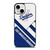 LA DODGERS WHITE BLUE STRIPS iPhone 13 Mini Case Cover