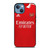 ARSENAL FC 2022 KIT iPhone 13 Case Cover