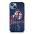 ATLANTA BRAVES RUSTY WOOD iPhone 13 Case Cover