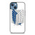 ATTACK ON TITAN ANIME SYMBOL iPhone 13 Case Cover