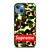 CAMO BAPE SUPREME iPhone 13 Case Cover