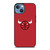 CHICAGO BULLS LOGO FAN ART iPhone 13 Case Cover