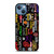 CLASSIC ROCK BAND COLLAGE iPhone 13 Case Cover