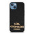 COACH NEW YORK BLACK LEATHER 2 iPhone 13 Case Cover