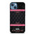 COACH NEW YORK PINK BLACK iPhone 13 Case Cover