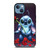 DISNEY STITCH AND ROSE FLOWER iPhone 13 Case Cover