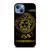 GOLDEN MEDUSA STRIPS iPhone 13 Case Cover
