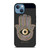 HAMSA EVIL EYE HAND OF FATIMA LOGO iPhone 13 Case Cover