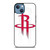 HOUSTON ROCKETS WHITE LOGO iPhone 13 Case Cover